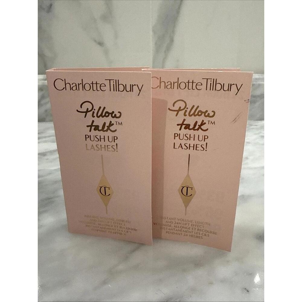 2X Charlotte Tilbury Pillow Talk Push Up Lashes Mascara 1.5ml Travel Sample Size